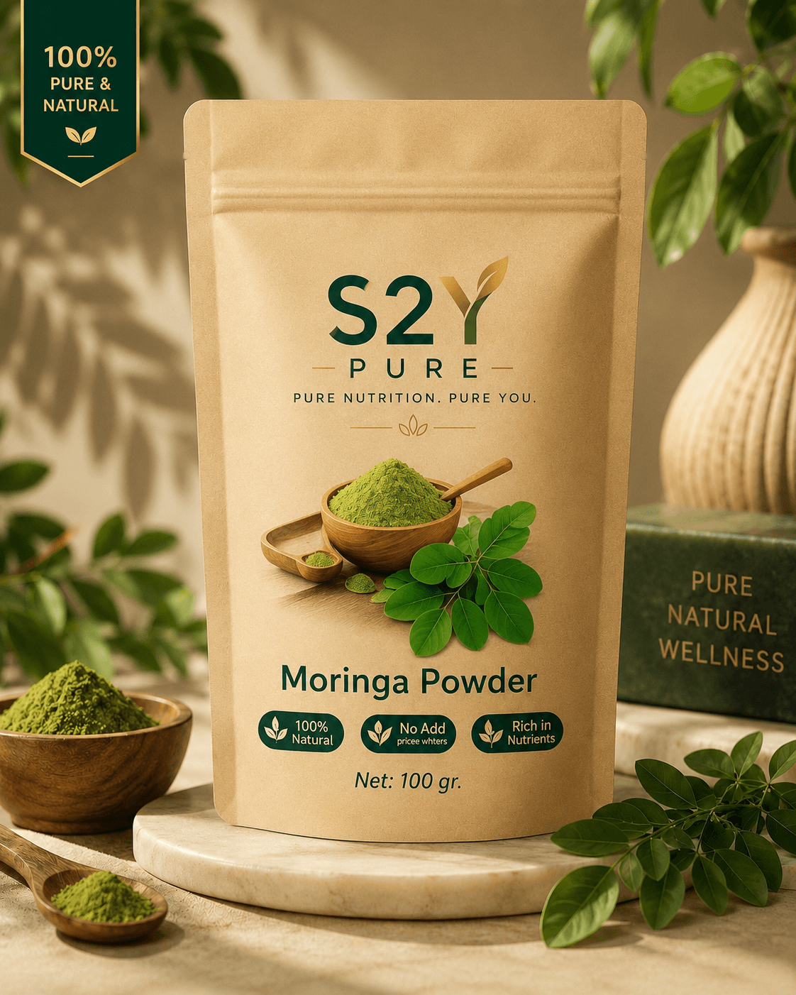 S2Y Pure Moringa Powder